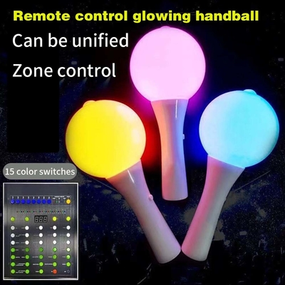 18*10CM LED 輝く点滅棒 ホワイト シェル ボール バンド フェスティバル コンサート 供給