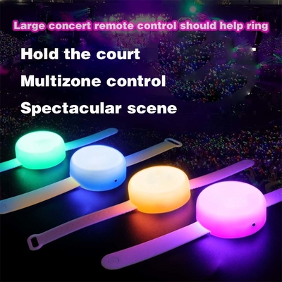 オーダーメイド Dmx 制御 LED フレッシュ リストバンド イベント レイブパーティー