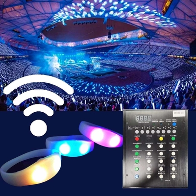 2024 DMX 512 照明 リモート制御 LED ブレスレット RGB パルセラ Brasil luz gira パルセラ LED コントロール DMX