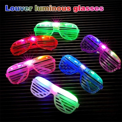 LED 玩具 カラー シャッター 輝くメガネ パーティー LED 眼鏡 誕生日 パーティ用品 フレッシュ 変化する 3D 輝くメガネ