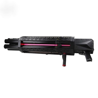DJバー雰囲気 ハンドヘルド シックスショット ガトリング 電動 LED コンフェッティ ガン 砲 ナイトクラブ スプレー紙 コンフェッティ 機