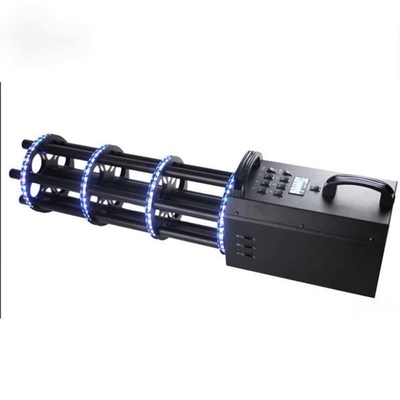 DJバー雰囲気 ハンドヘルド シックスショット ガトリング 電動 LED コンフェッティ ガン 砲 ナイトクラブ スプレー紙 コンフェッティ 機