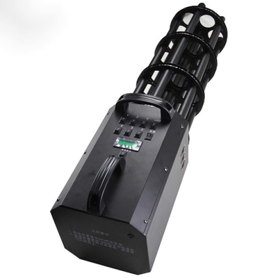 DJバー雰囲気 ハンドヘルド シックスショット ガトリング 電動 LED コンフェッティ ガン 砲 ナイトクラブ スプレー紙 コンフェッティ 機