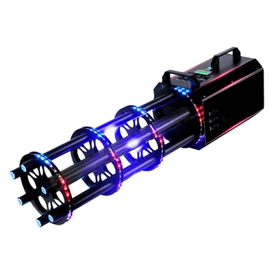 DJバー雰囲気 ハンドヘルド シックスショット ガトリング 電動 LED コンフェッティ ガン 砲 ナイトクラブ スプレー紙 コンフェッティ 機