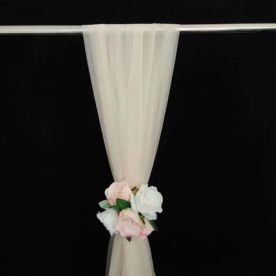 オーダーメイド ポリエステル ツール 繊維 柔らかい染料 純色 屋外 結婚式 飾り付け