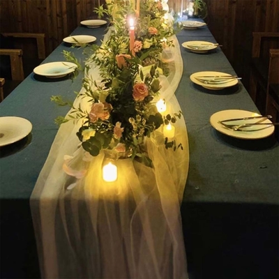 オーダーメイド ポリエステル ツール 繊維 柔らかい染料 純色 屋外 結婚式 飾り付け