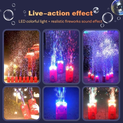 オートマティックライトバブルブローバー 花火花火 ライト付きバブルマシン バッテリー AAバッテリー 含まれていません