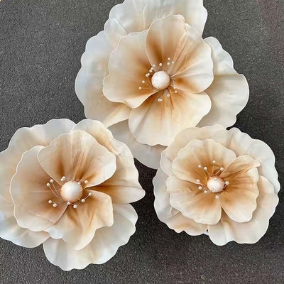 結婚式パーティの飾り付けディスプレイのためのPE泡製のカスタマイズされた赤巨人花セット