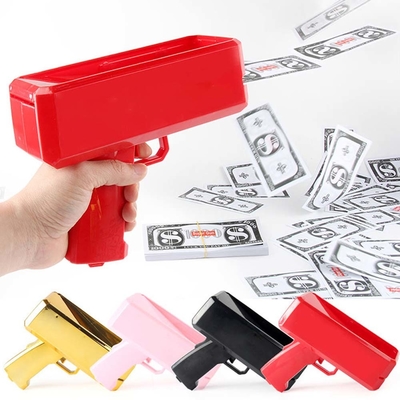 パーティの飾り 誕生日 現金 キャノンスプレー リアル プラスチック 散布 銃 金 玩具 ドル お金 パーティ用品の銃
