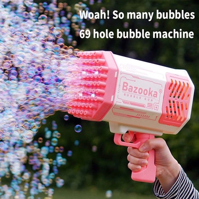 40ホール ロケット バブル 機関銃 玩具 石けん 屋外活動用のバズーカ