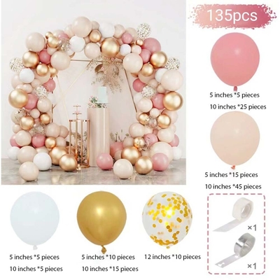 紫ピンク マカルーン ラテックス バルーン 結婚式 誕生日 パーティー 飾り付け ガーランド アーチ キット