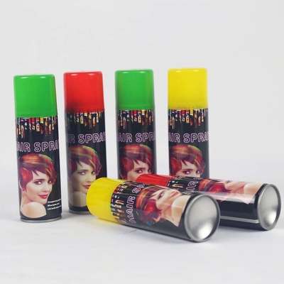 人気パーティー用品 250ml 仮用 グリッター ヘアスプレー マジック カラフル ヘアスプレー